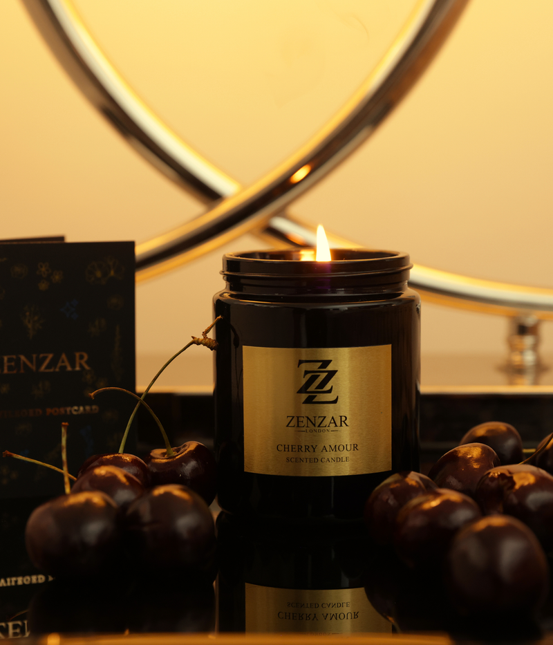 ZENZAR Beauty- Cherry Amour Scented Candle